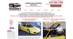 Desktop Screenshot of geronimosautodetail.com